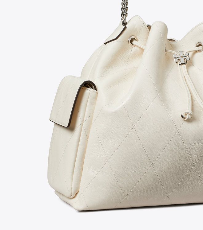 Tory Burch - Túi đeo vai Charlie Quilted Drawstring
