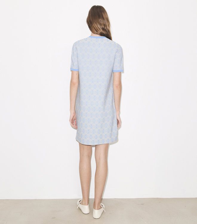 Tory Burch - Đầm cổ tròn vải viscose