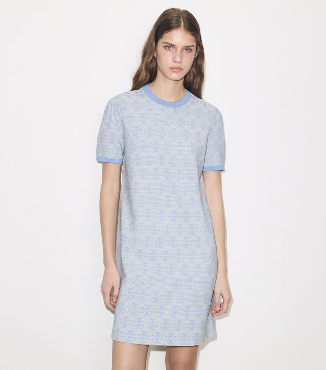 Tory Burch - Đầm cổ tròn vải viscose