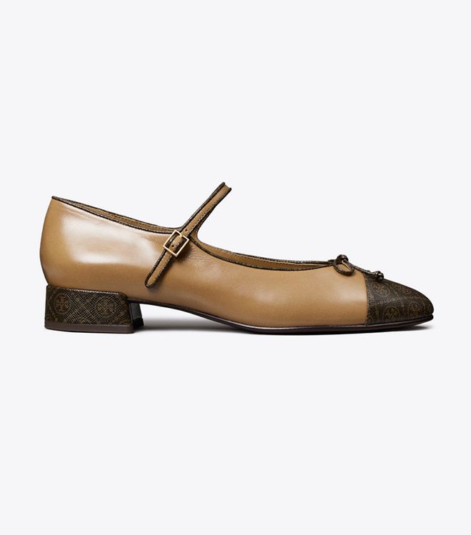 Giày Cap-Toe Mary Jane Bow Ballet 25Mm
