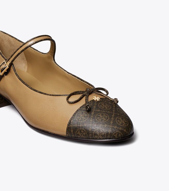 Giày Cap-Toe Mary Jane Bow Ballet 25Mm