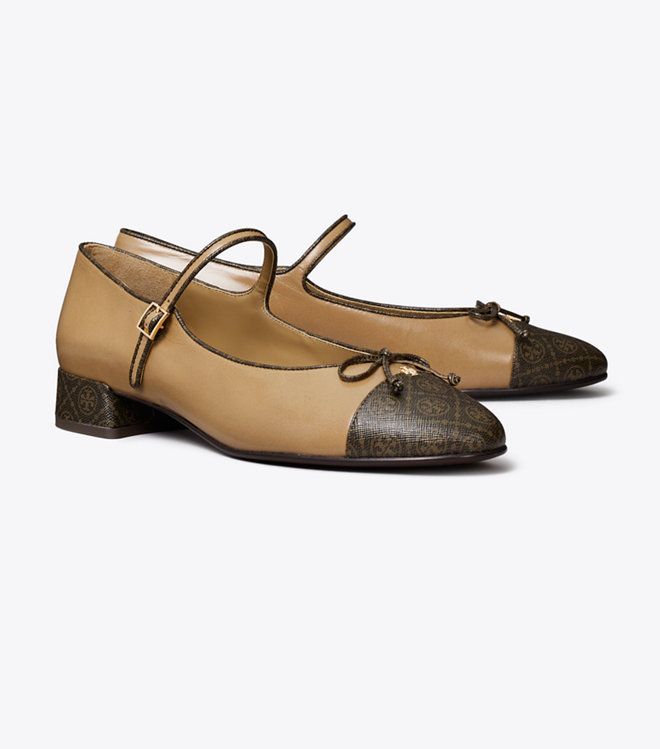 Giày Cap-Toe Mary Jane Bow Ballet 25Mm