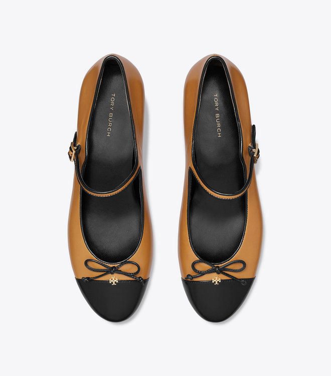 Giày Mary Jane mũi cap-toe