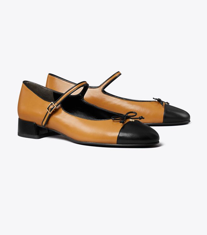 Giày Mary Jane mũi cap-toe