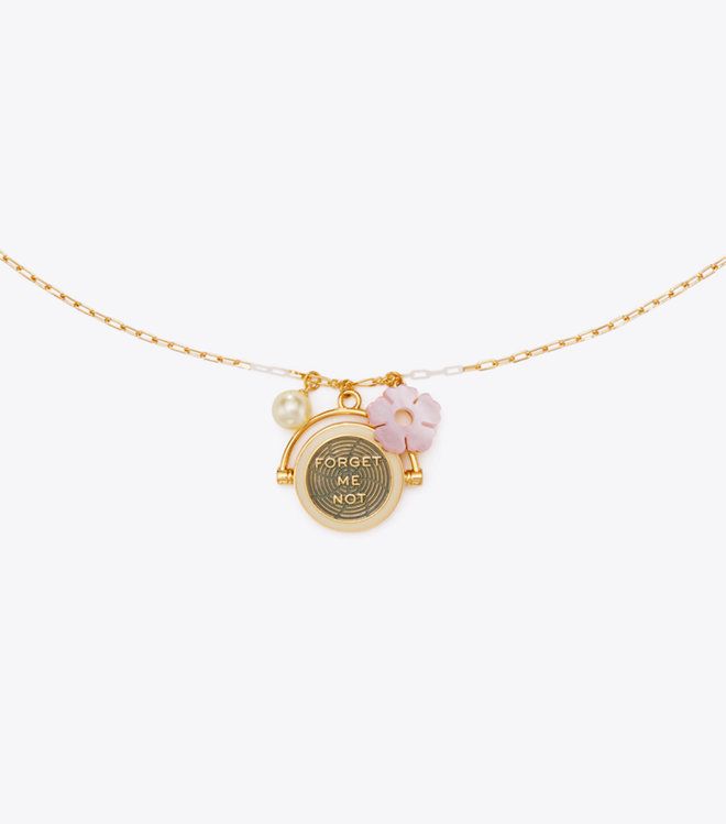 Dây Chuyền Forget Me Not Charm Pendant Necklace