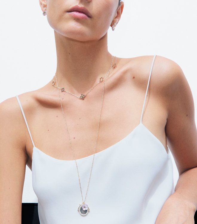 Dây Chuyền Forget Me Not Charm Pendant Necklace