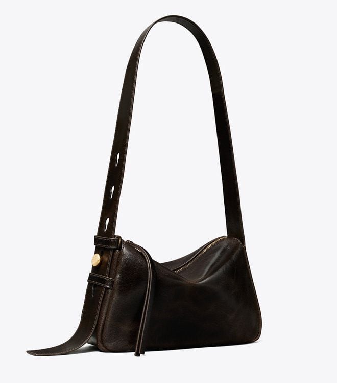Túi đeo vai Small Romy hiệu ứng distressed