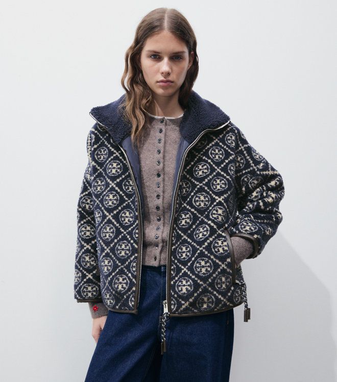 Áo khoác fleece T Monogram