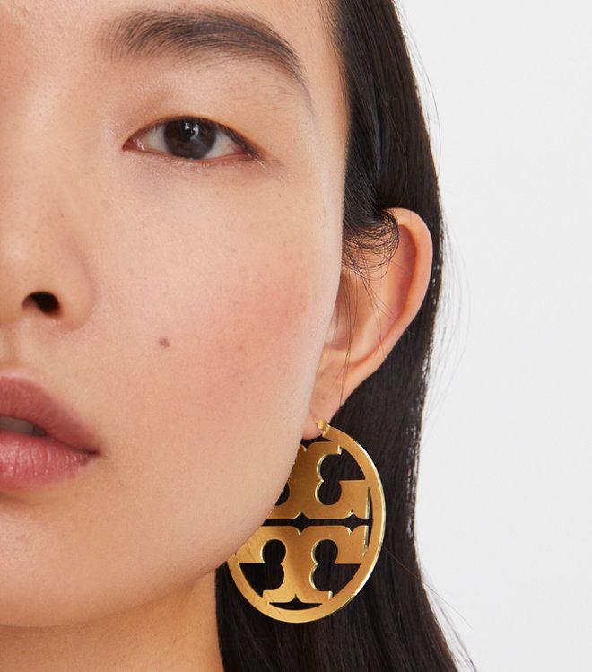 Tory Burch - Bông tai Icon Hoop