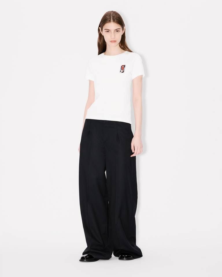 Kenzo - Áo thun cotton Boke Flower hình in