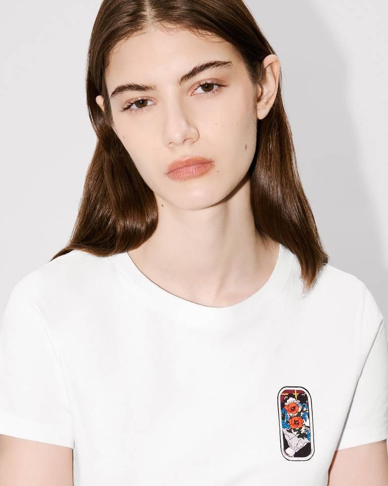 Kenzo - Áo thun cotton Boke Flower hình in