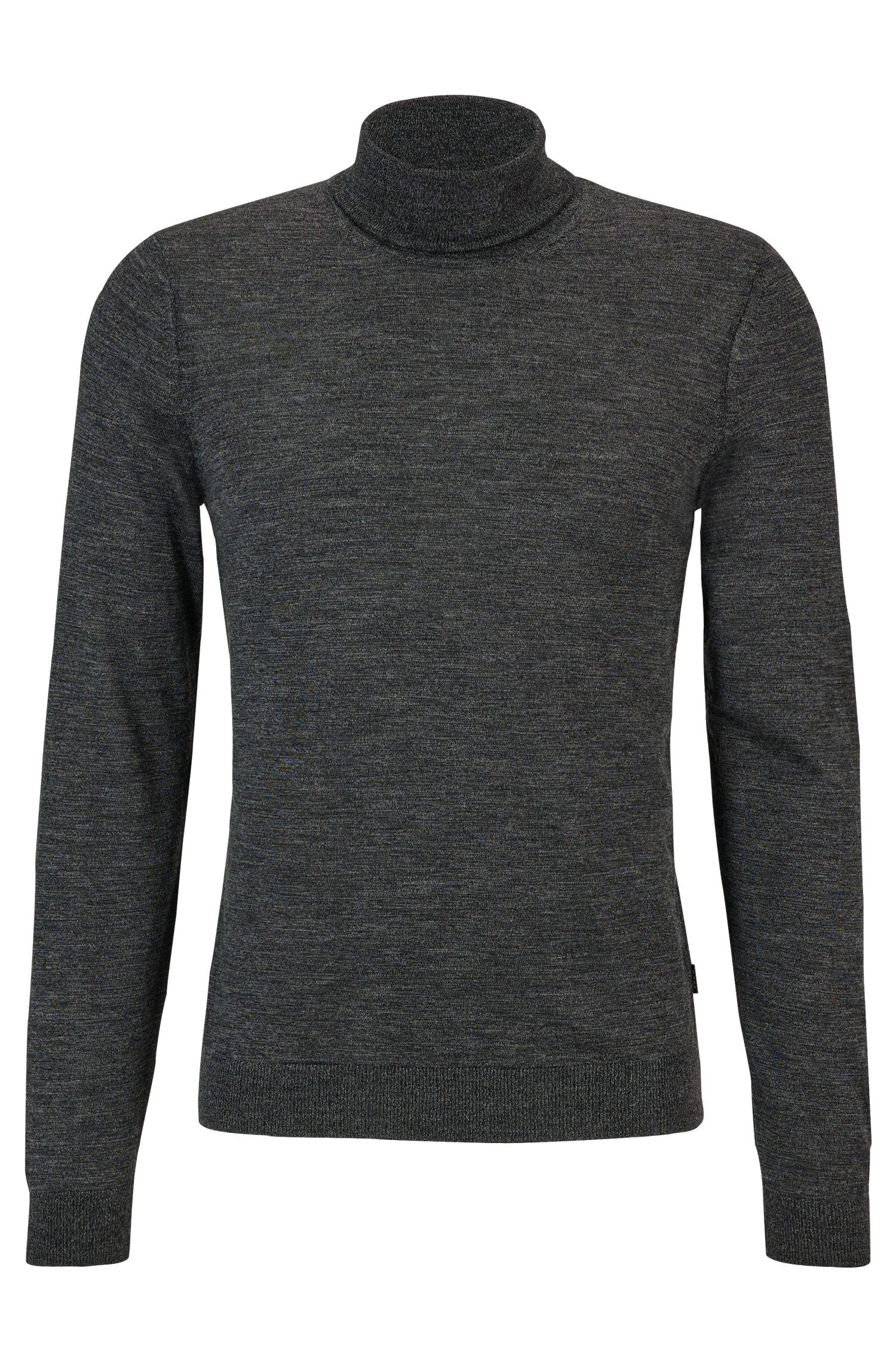 BOSS - Áo sweater dáng slim-fit