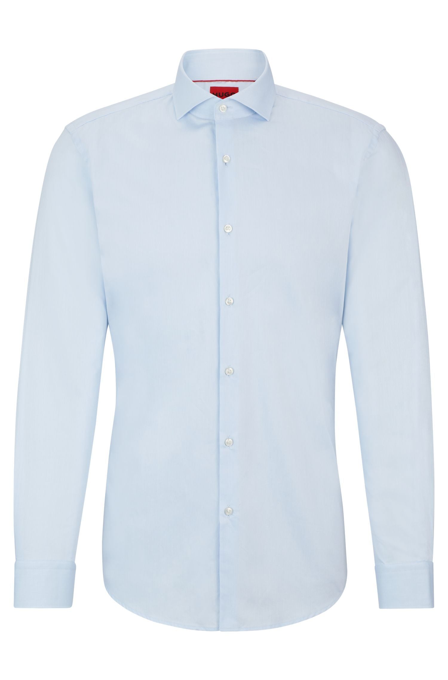 Sơ mi dáng ôm vải cotton