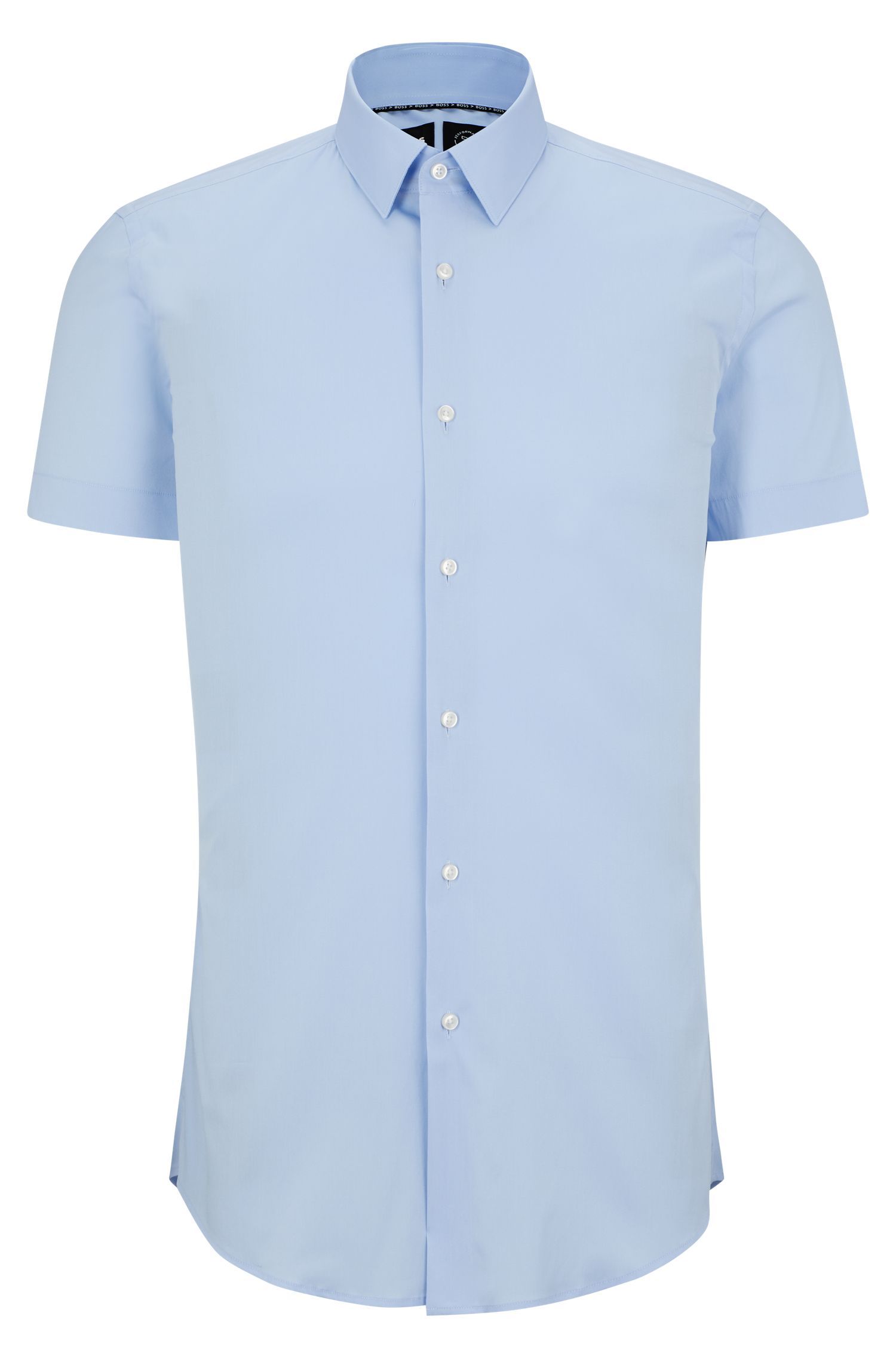 BOSS - Áo sơ mi dáng ôm slim fit với cổ kent