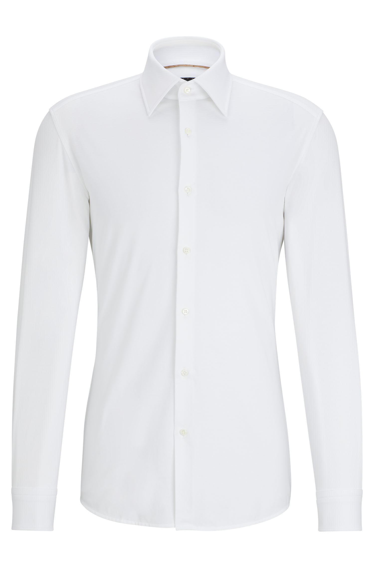 BOSS - Áo sơ mi cotton co giãn