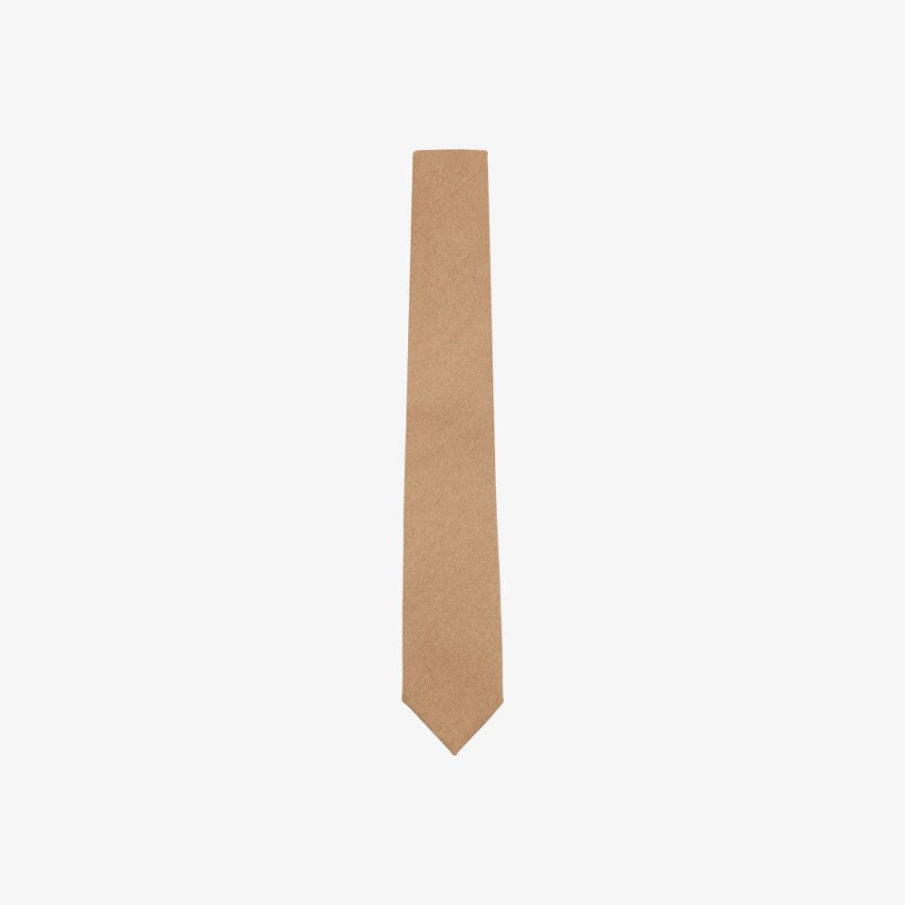 BOSS - Cà vạt Jacquard bằng sợi lông lạc đà co giãn