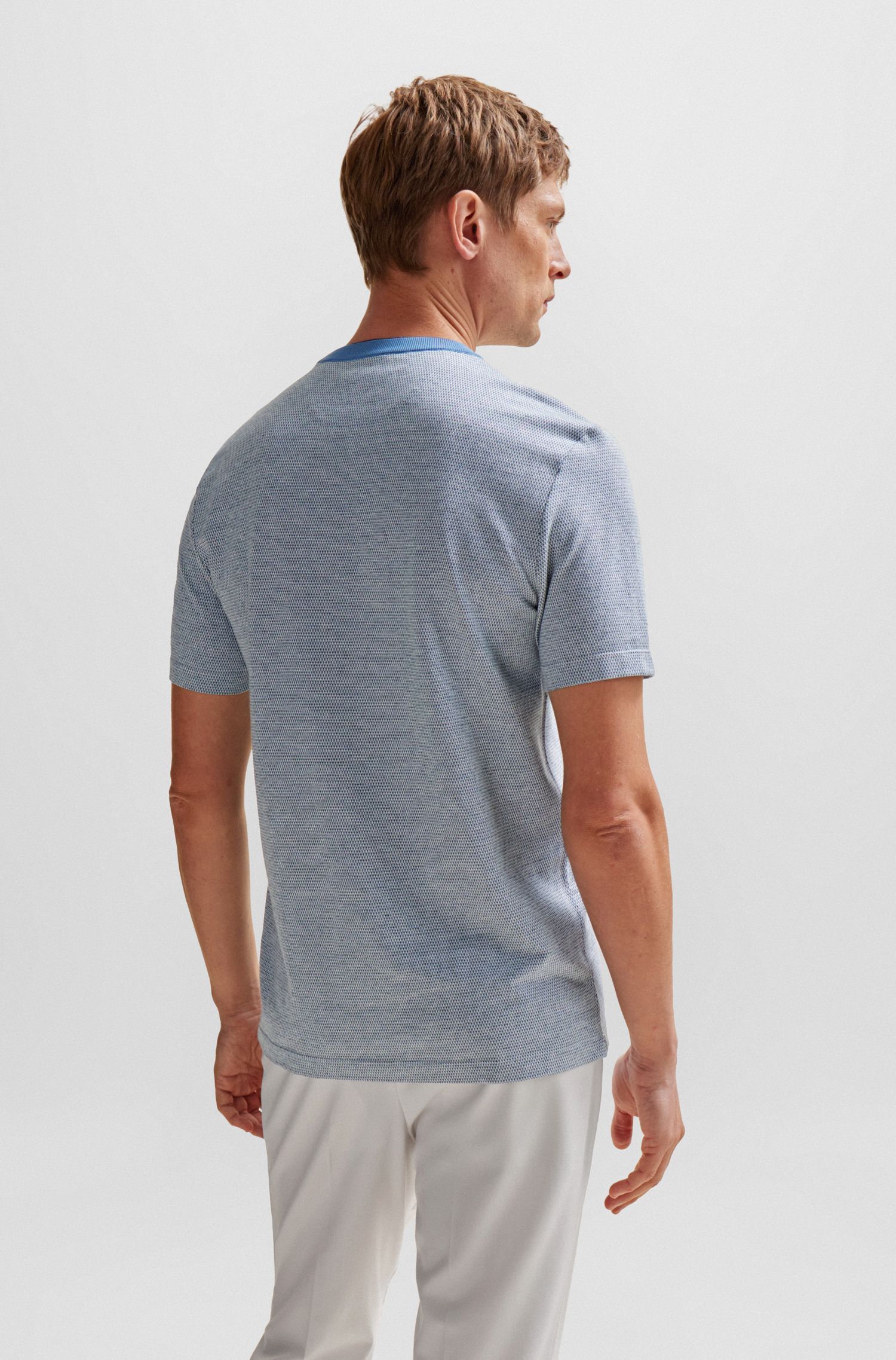 BOSS - Áo thun cotton và Cashmere
