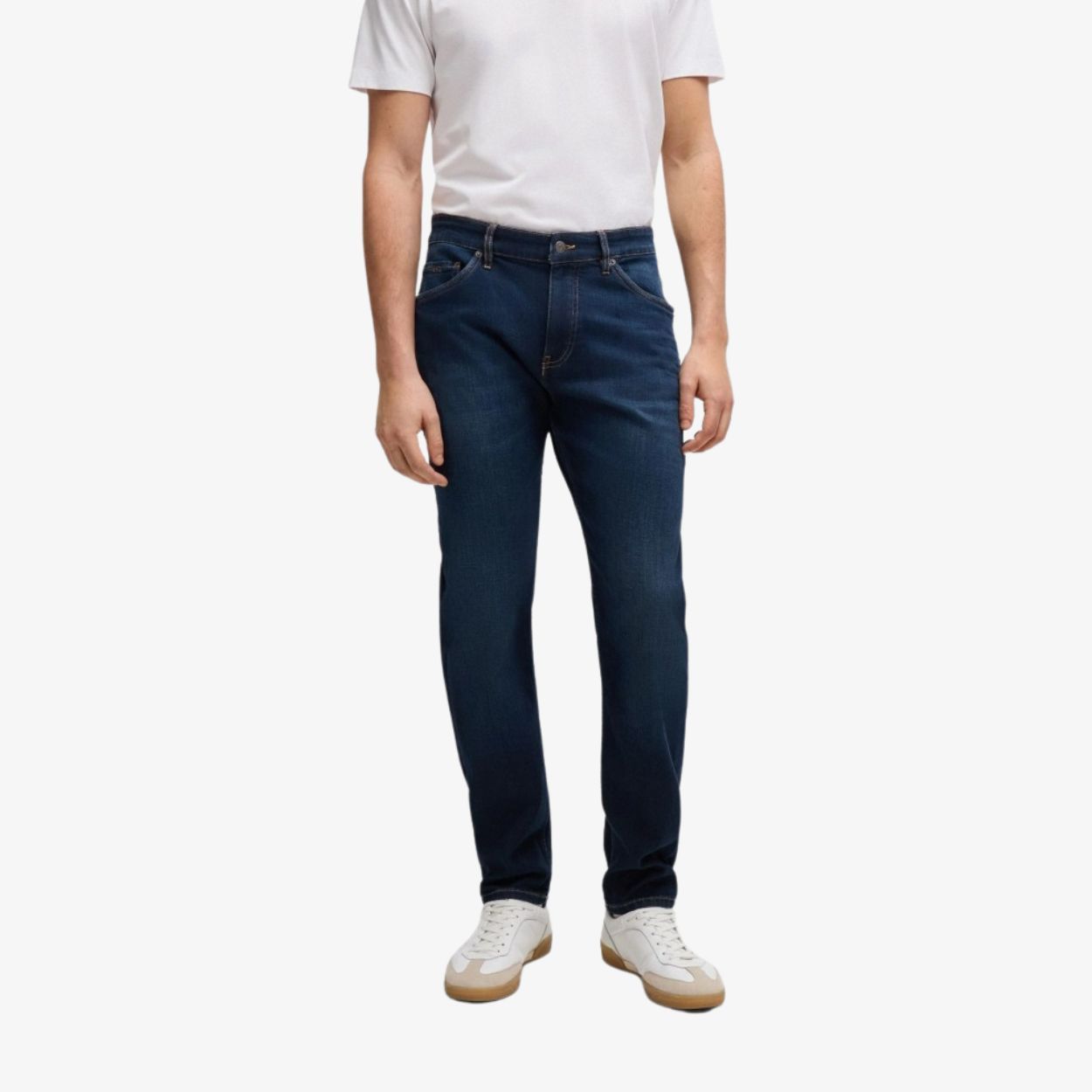 BOSS - Quần jean ống côn denim ý