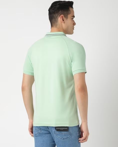 BOSS - Áo polo dáng ôm slim fit vải stretch cotton có logo