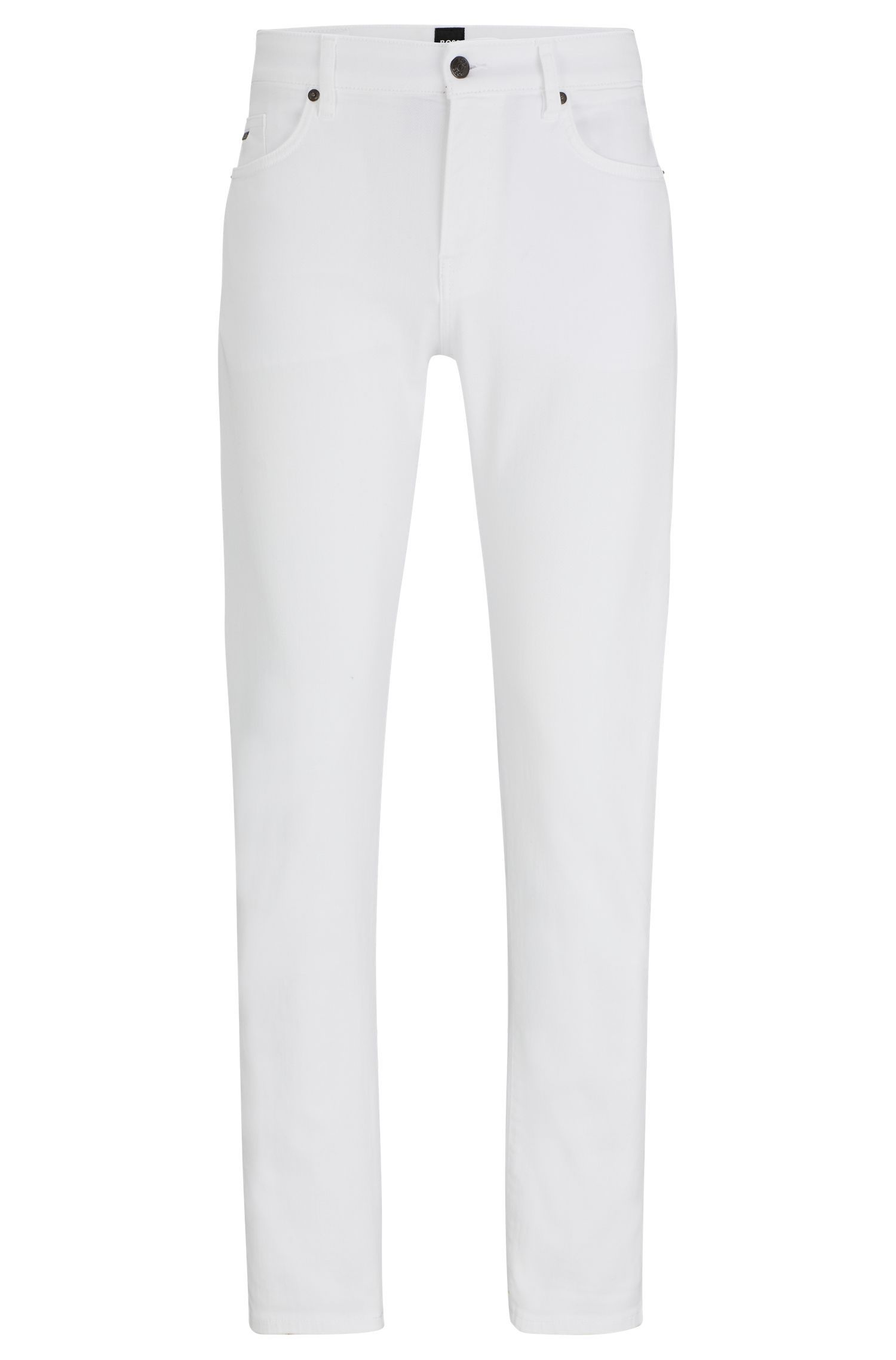 BOSS - Quần jeans ôm vừa vặn vải denim cashmere