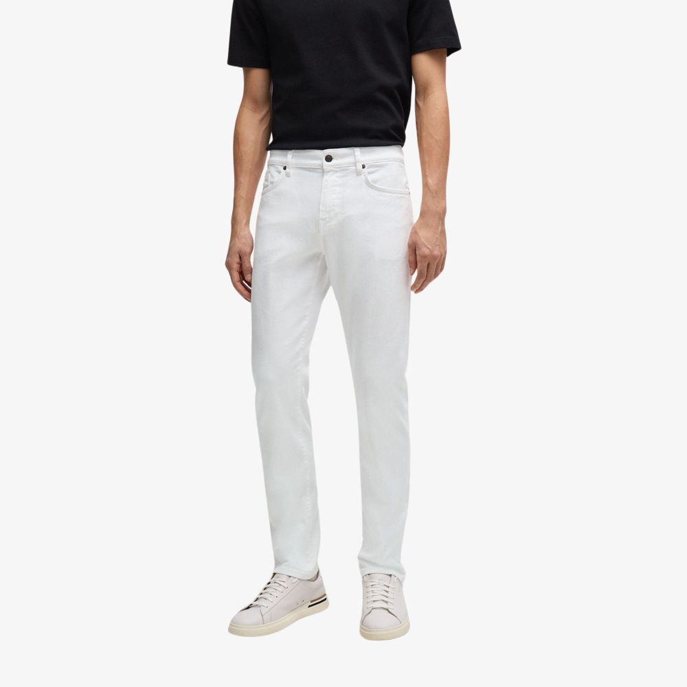 BOSS - Quần jeans ôm vừa vặn vải denim cashmere