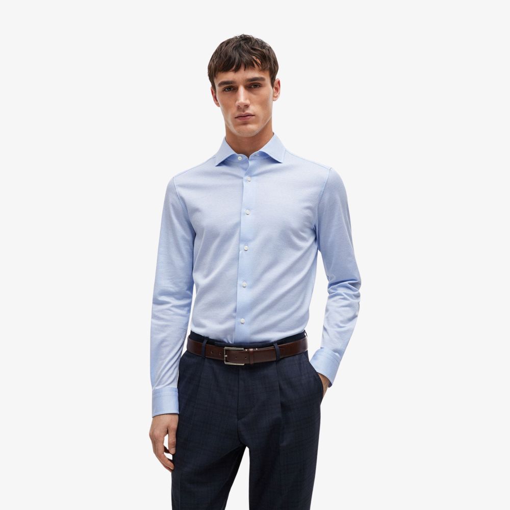 BOSS - Áo sơ mi dáng slim-fit cổ điển