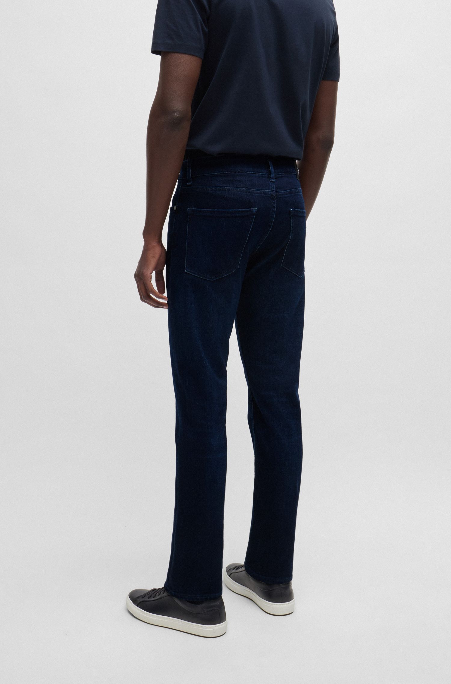 BOSS - Quần jeans Delaware dáng slim fit co giãn