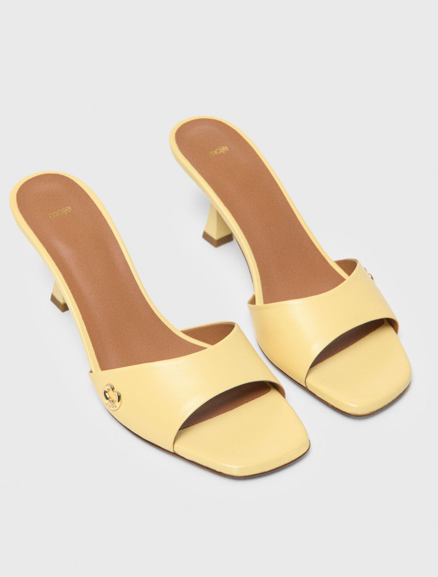 Maje - Giày mules da