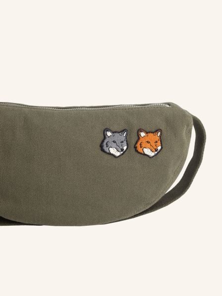 Maison Kitsuné - Túi đeo hông Double Fox Head Faded