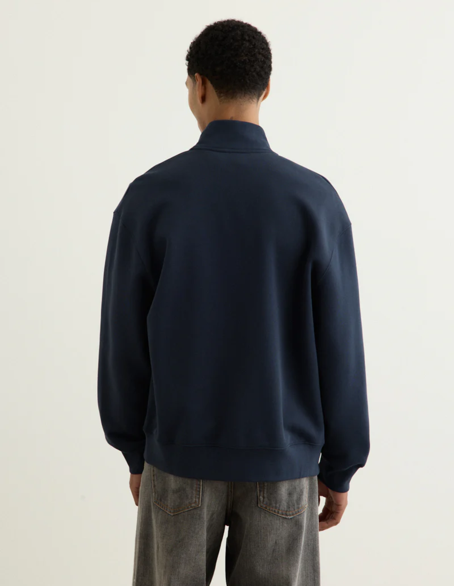 Maison Kitsuné - Áo khoác nỉ nam có khóa kéo dáng Comfort