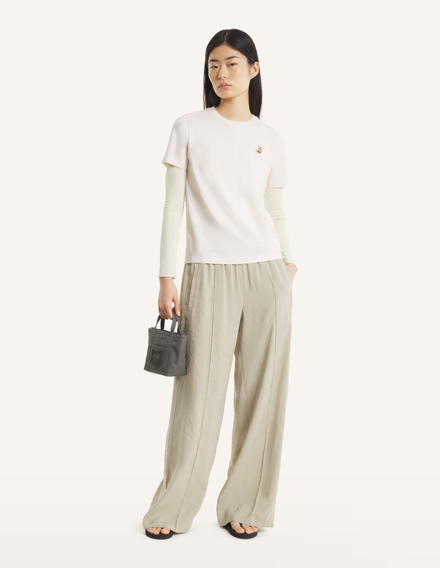 Maison Kitsuné - Áo thun nữ Dreaming Fox dáng Regular