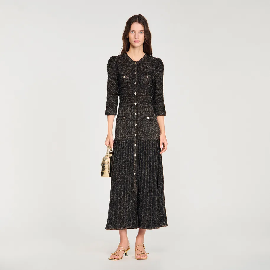 Đầm midi dệt kim