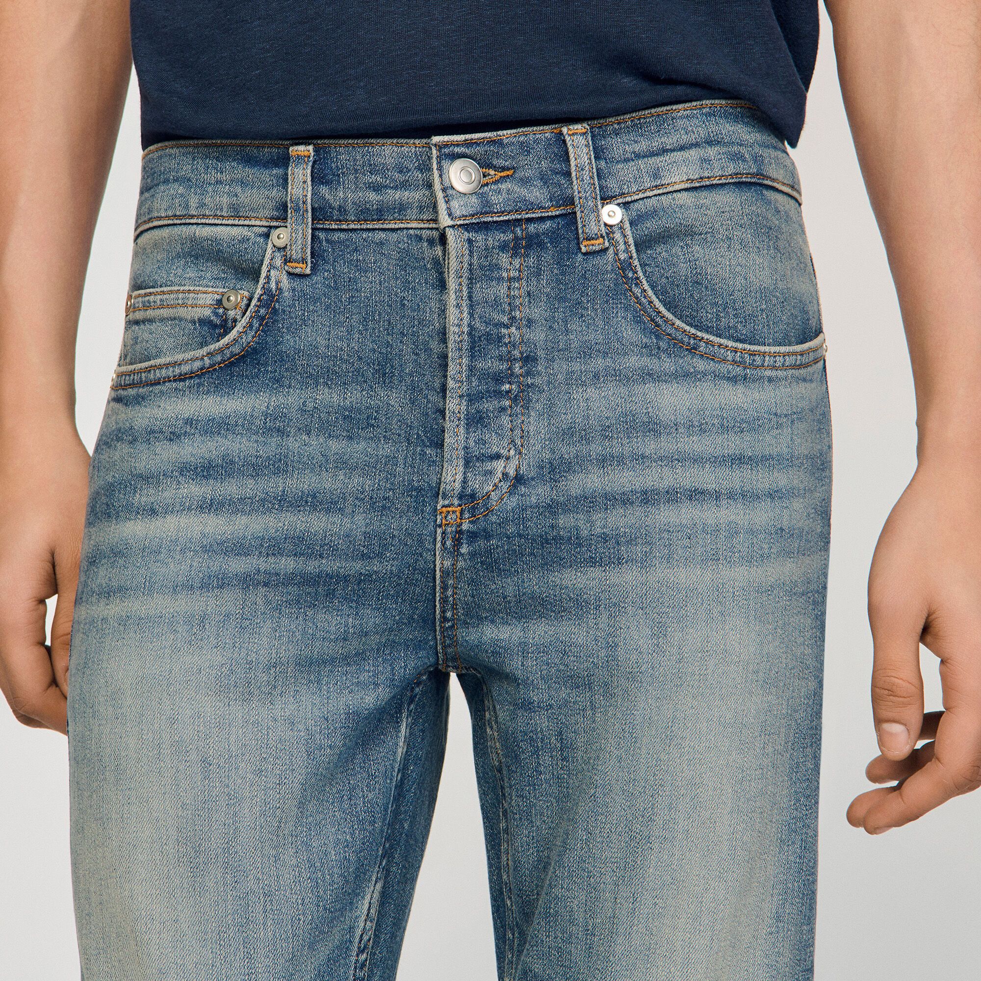 Sandro - Quần jeans dáng ôm