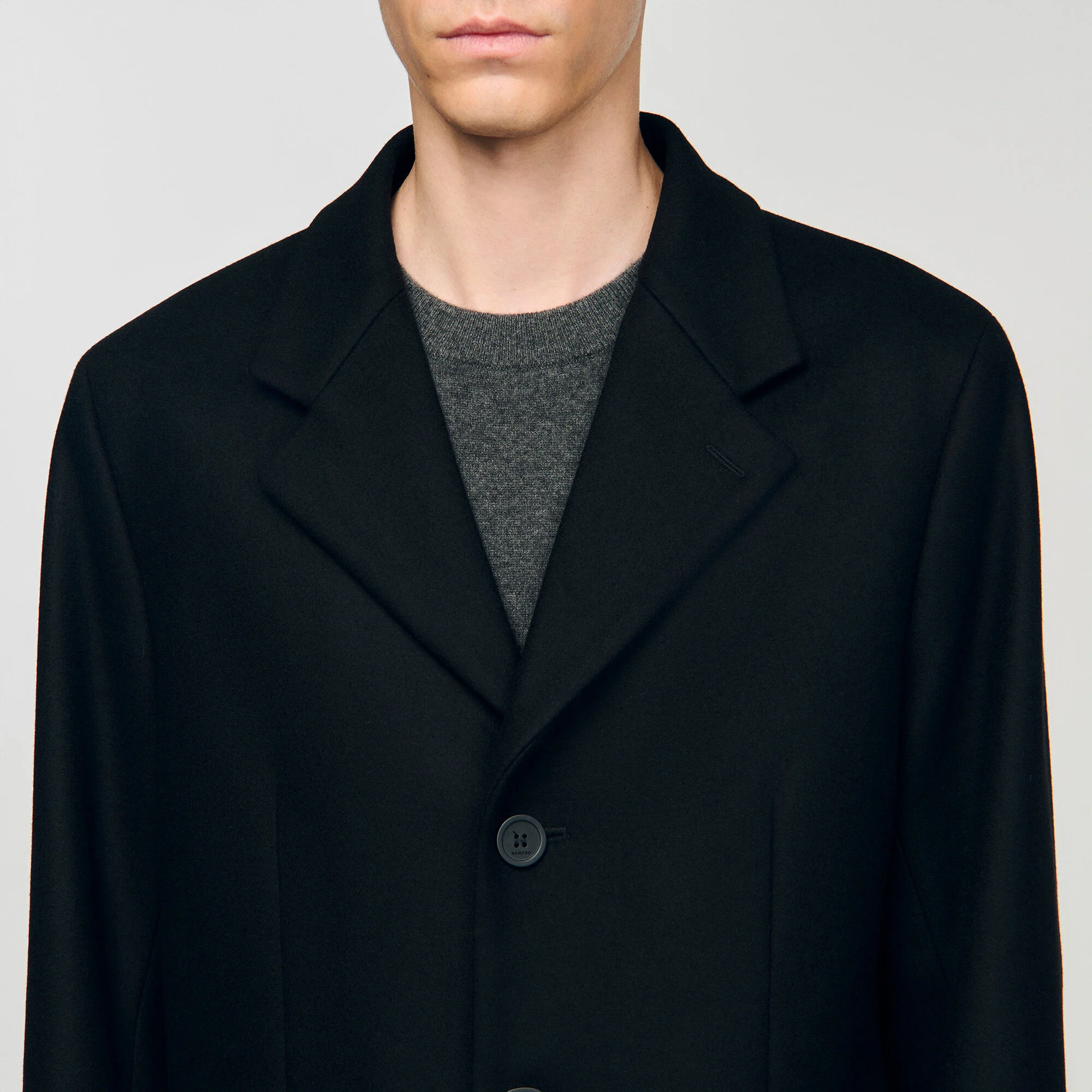 Sandro - Áo khoác len và cashmere