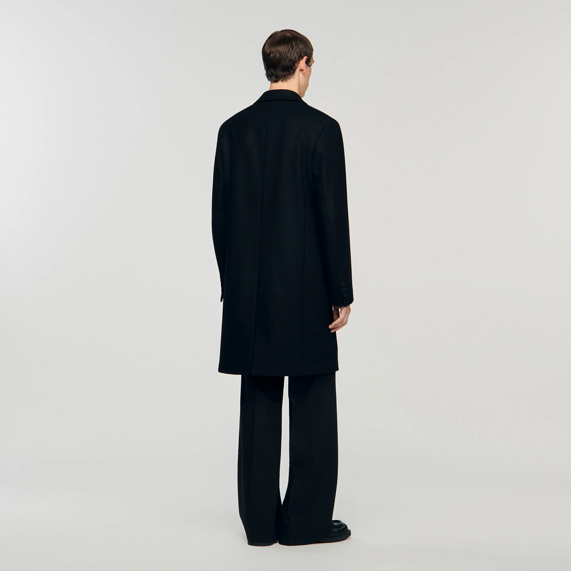Sandro - Áo khoác len và cashmere
