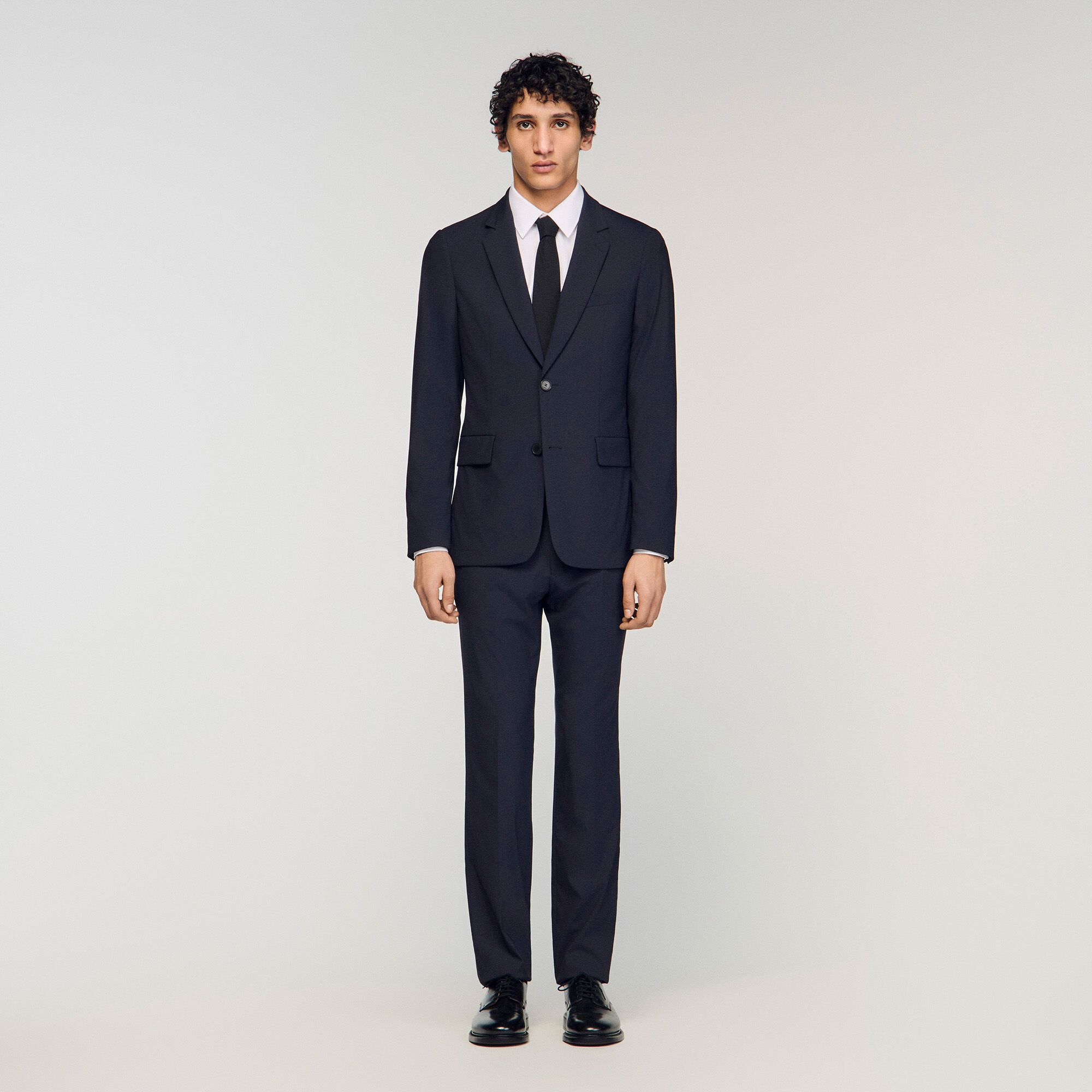 Sandro - Áo khoác vest bằng len