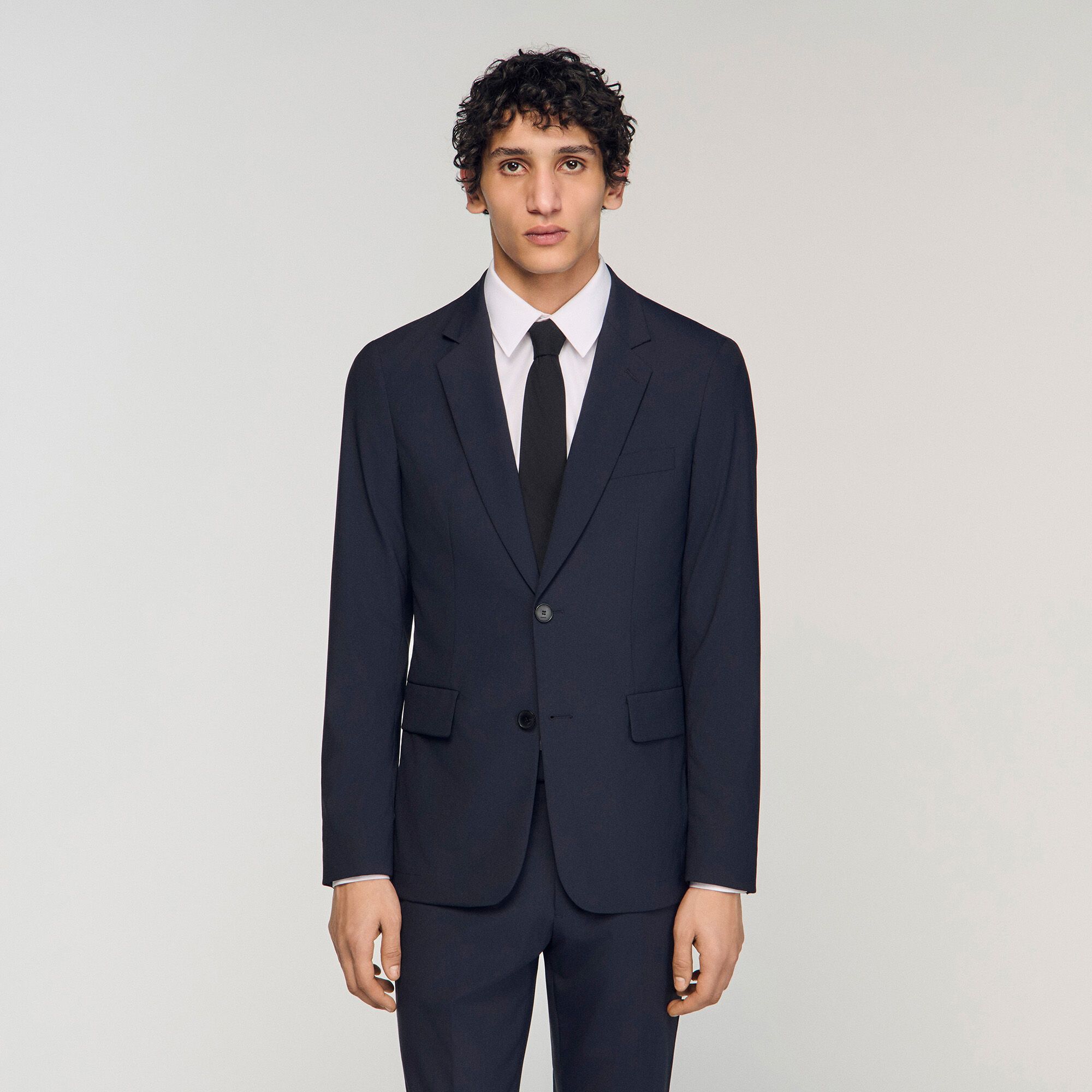 Sandro - Áo khoác vest bằng len