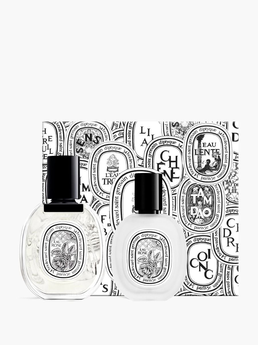 Diptyque - Bộ quà tặng Eau Rose (EDT Eau Rose 50ml & Nước hoa xịt tóc 30ml)